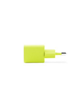 Ttec SmartCharger GAN 20W PD Seyahat Hızlı Şarj Aleti + USB-C - USB-C 3A Kablo Neon Neon Sarı