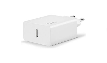 Ttec SmartCharger 20W PD Seyahat Hızlı Şarj Aleti + USB-C - USB-C 3A TYP-C Kablo Beyaz 