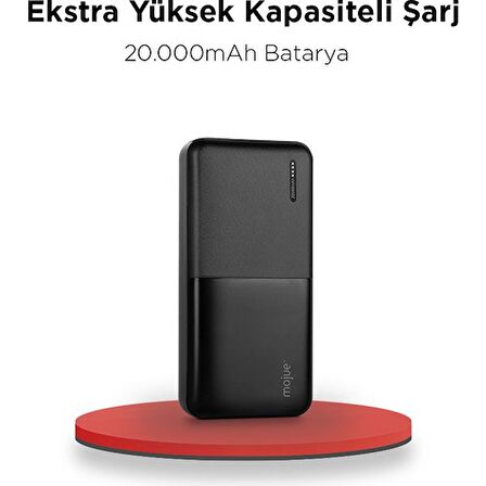 Mojue 3BB175S 20000 mAh Hızlı Şarj Powerbank
