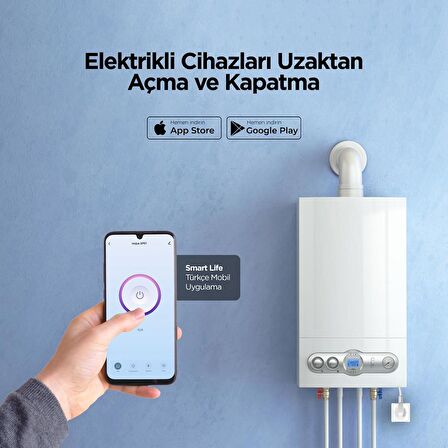 mojue SP01 16A Akım Korumalı WiFi Akıllı Priz