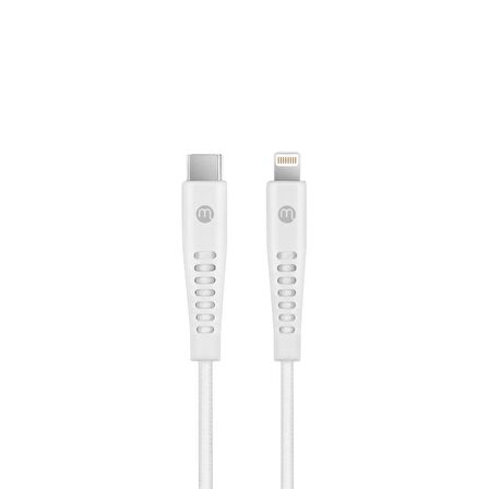 mojue by ttec Ekstra Day USB-C - iPhone Lightning 3A Kablo 120cm Beyaz