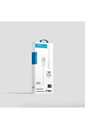 Lightning Iphone Şarj Ve Data Kablosu - Beyaz - 100cm - 2dk7508b