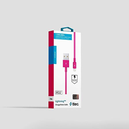Ttec Lightning Kablo Pembe 1M - 2DK7508P