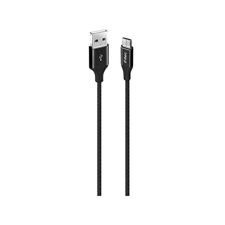 Ttec AlumiCable Micro USB Şarj Kablosu Siyah