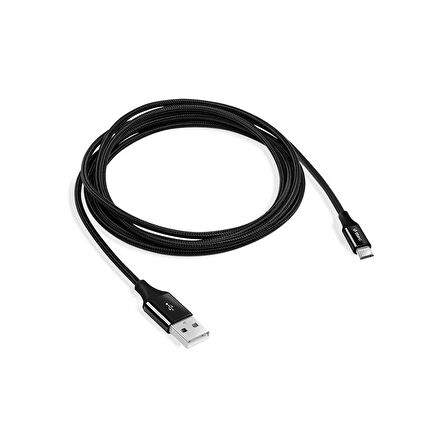 Ttec AlumiCable Micro USB Şarj Kablosu Siyah