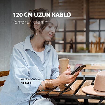 ttec AlumiCable USB-A - Lightning Şarj Kablosu