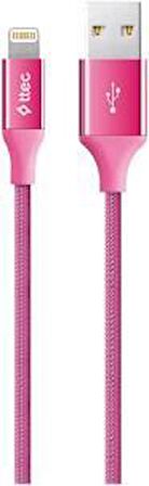 Ttec AlumiCable Lightning Kablo Pembe 1.2M - 2DK16P