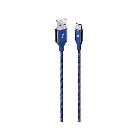 Ttec AlumiCable Micro USB Kablo Lacivert 1.20 cm - 2DK11L