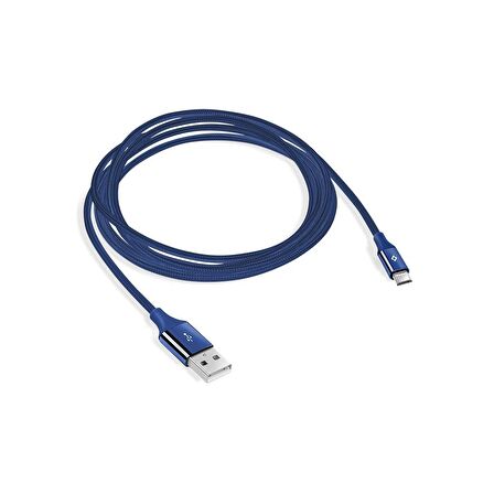 Ttec AlumiCable Micro USB Kablo Lacivert 1.20 cm - 2DK11L