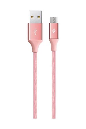 Ttec AlumiCable Micro USB Kablo Rose Gold 1.20 cm 2DK11RA