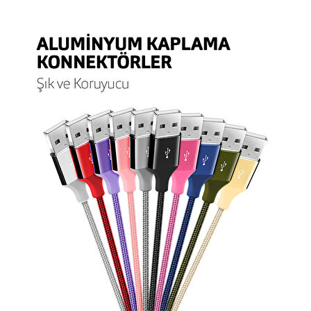 ttec AlumiCable USB-A -USB-C Şarj Kablosu