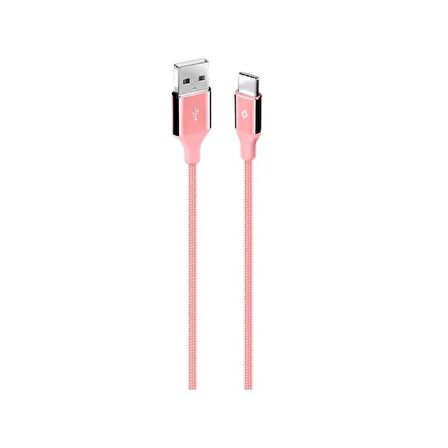 Ttec 2DK18P AlumiCable Type-C Şarj Kablosu Pembe 