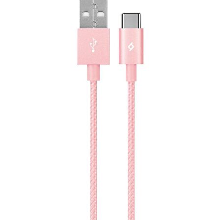 Ttec AlumiCable Type-C Şarj Kablosu Rose Gold