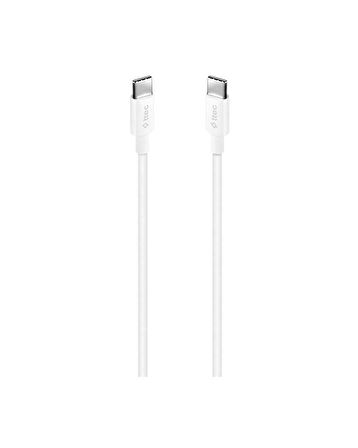 Ttec 5DK40B USB hızlı şarj kablosu beyaz 120 cm