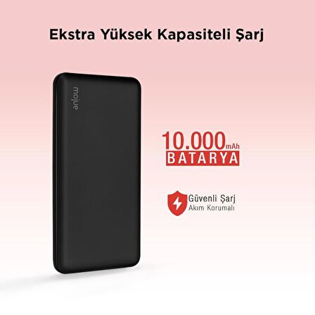 Mojue PB01 10000 mAh Hızlı Şarj Powerbank
