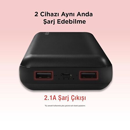 Mojue PB01 10000 mAh Hızlı Şarj Powerbank