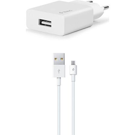 Ttec SmartCharger 2.1A Micro Usb Şarj Cihazı 2SCS20MB Beyaz