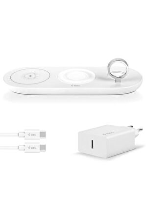 Ttec Smartcharger Air+ Iphone+applewatch+airpods Kablosuz Hızlı Şarj Pd20w Seyahat Şarj Aleti