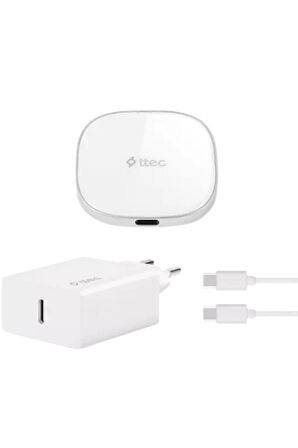 Ttec 2KS25B Aircharger M Kit Magsafe Uyumlu Kablosuz Pd 20w Seyahat Hızlı Şarj Aleti