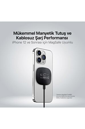 Ttec 2KS25B Aircharger M Kit Magsafe Uyumlu Kablosuz Pd 20w Seyahat Hızlı Şarj Aleti