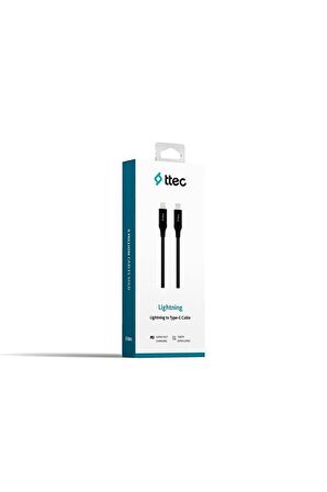 Ttec Type-C Lightning Hızlı Şarj Kablosu 150 cm Siyah 2DK40S