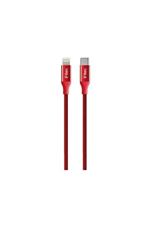 Ttec Alumicable Type-C Lightning Hızlı Şarj Kablosu 150CM Kırmızı
