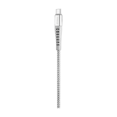 Ttec ExtremeCable Ekstra Dayanıklı Type C Şarj Kablosu 150cm Gümüş