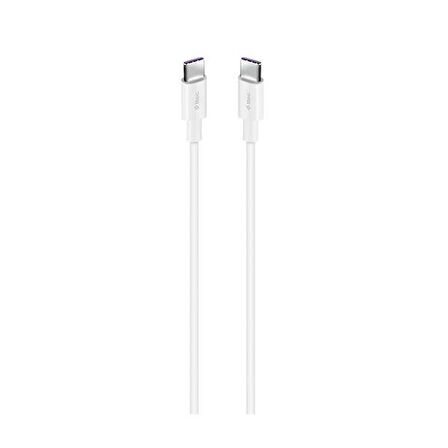 Ttec Type-C to Type-C 200cm 65W PD/QC Hızlı Şarj/Data Kablosu 2DK45B Beyaz
