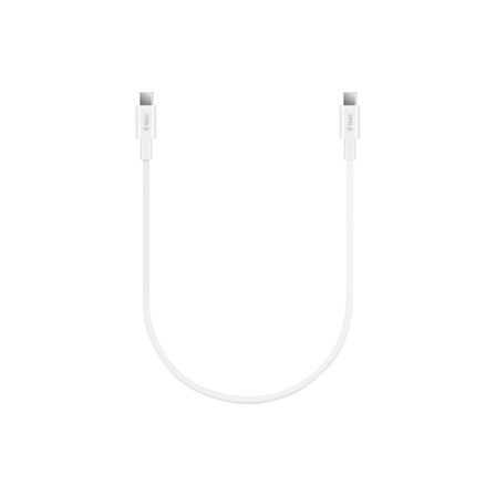 Ttec Type-C to Type-C 30cm 65W PD/QC Hızlı Şarj/Data Kablosu 2DK47B Beyaz