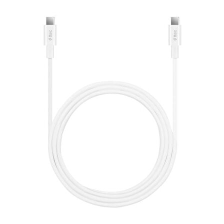 Ttec Type-C to Type-C 150cm 100W PD/QC Hızlı Şarj/Data Kablosu 2DK49B Beyaz
