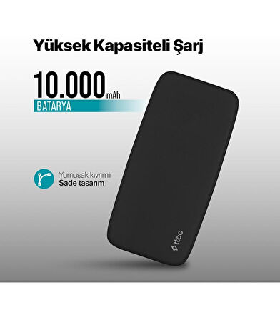 Ttec Chargeup Pro 10.000MAH Pd 20W Taşınabilir Hızlı Şarj Aleti Powerbank