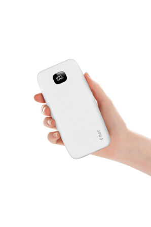 10.000 mah Powerbank ChargeUp Pro LCD 20w hızlı şarj pawerbank 10000 mah
