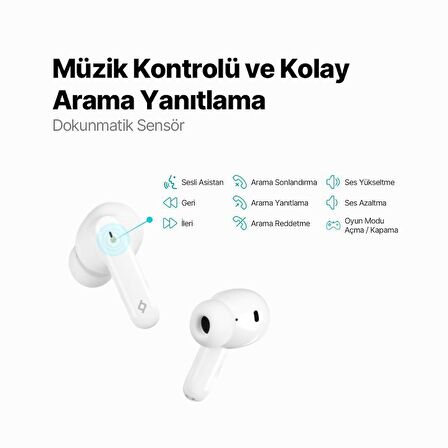 ttec AirBeat On Gerçek Kablosuz TWS Bluetooth Kulaklık