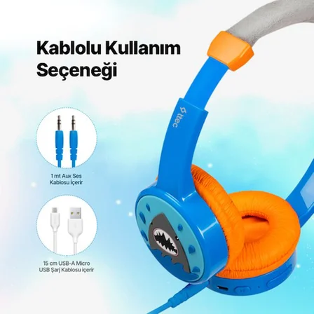 Ttec Soundbuddy 2 Bluetooth Çocuk Kulaklığı Mavi