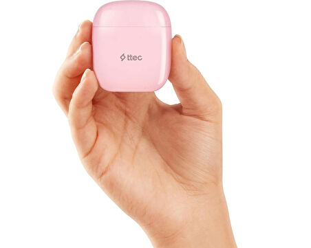 Ttec 2KM141B AirBeat Go Gerçek Kablosuz TWS Bluetooth Kulaklık Pembe