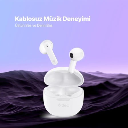 ttec Airbeat Nova Gerçek Kablosuz Tws Bluetooth Kulaklık Siyah 2KM163S