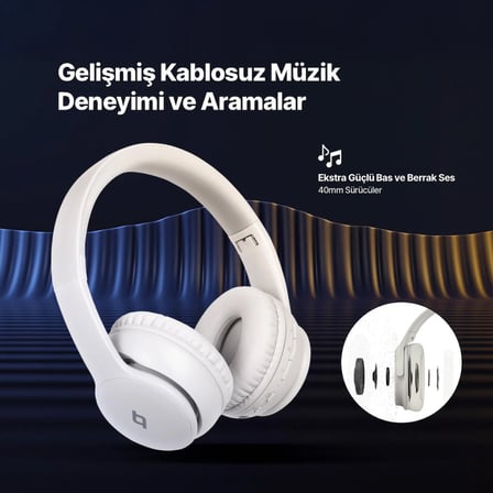 ttec SoundLife On Kulaküstü Kablosuz Bluetooth Kulaklık Lacivert 2KM157L 