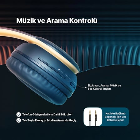 ttec SoundLife On Kulaküstü Kablosuz Bluetooth Kulaklık Lacivert 2KM157L 