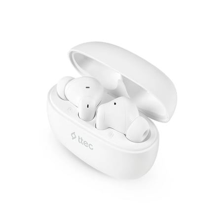 ttec AirBeat Pro Gerçek Kablosuz TWS Bluetooth Kulaklık Beyaz 2KM161B