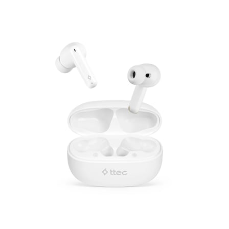 ttec AirBeat Pro Gerçek Kablosuz TWS Bluetooth Kulaklık Beyaz 2KM161B