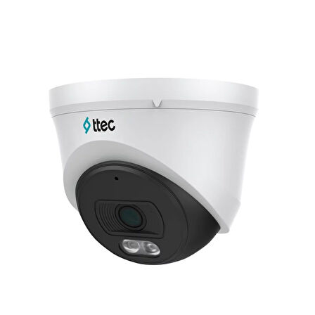TTEC IPDP-2330M-M/SL-Lite 2MP 2.8mm Sabit Lensli IŞIKLI IP DOME KAMERA