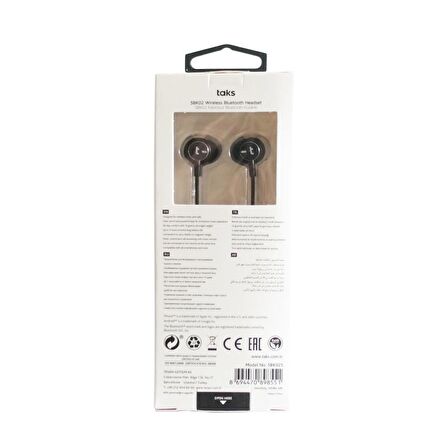 Ttec Taks Mıknatıslı Kablosuz Bluetooth Kulaklık(5BK02S) Siyah