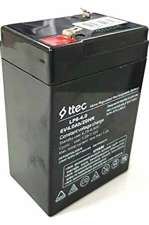 -ceta-6 Volt 4 Amper Akü ( 6 V 4 Ah ) Standart Akü ( Yeni Akü Ocak 2024 ) Akü 6v-4ah