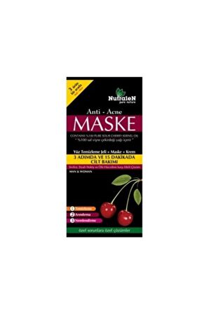 Anti Acne Yüz Temizleme Jeli + Maske + Krem 8694480242016