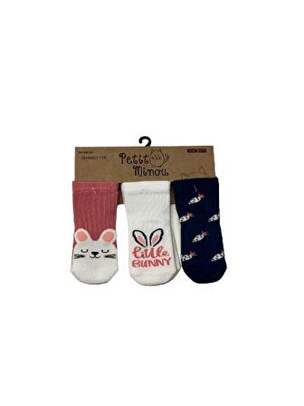 Step 3Lü Little Bunny Soket Çorap 2150 Karışık Renkli