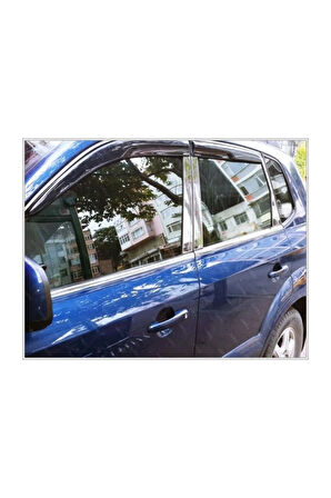 Kia Sportage Krom Cam Çıtası 4 Prç. 2004 - 2010 Paslanmaz Çelik