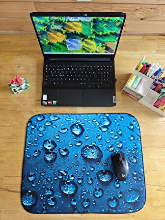 SGE TEKNOLOJİ 55X45 CM SU DAMLASI KAYDIRMAZ TABAN SPEED YÜZEY OYUNCU MOUSE PAD GAMİNG PAD