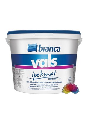 Vals İpekmat Silikonlu Silinebilir Duvar Boyası - Parfümlü 2.5 LT