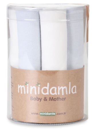 Minidamla 10'lu Ağız Mendili - Mavi