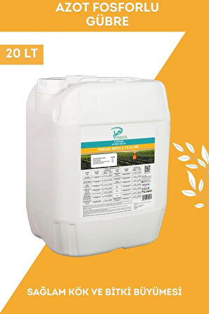 Npzn 3-15-0 Me Azot Ve Fosforlu Sıvı Gübre 20 Litre